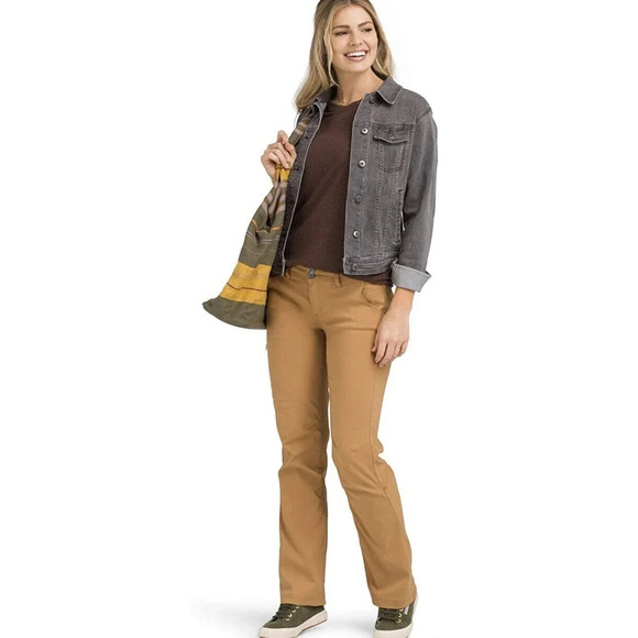 PrAna Women’s Halle Hiking Pants 12 Straight Leg Earthbound New 28" Inseam - Picture 10 of 16